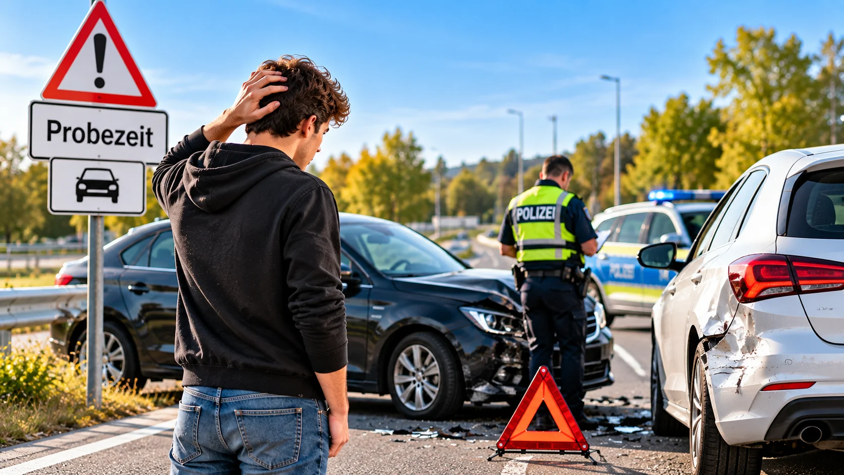 Unfall in der Probezeit: Welche Folgen kann das haben?